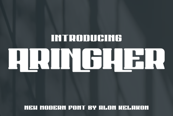 Aringher: The Bold Display Font for Memorable Branding