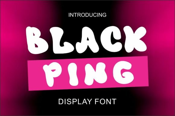 Black Ping: The Perfect Display Font for Modern Editorial Design