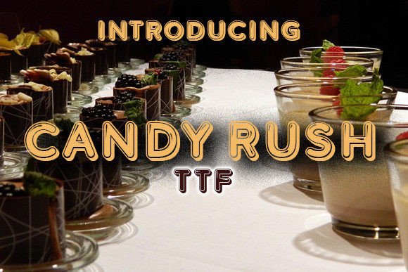 Candy Rush: The Bubbly Display Font for Creative Branding Projects