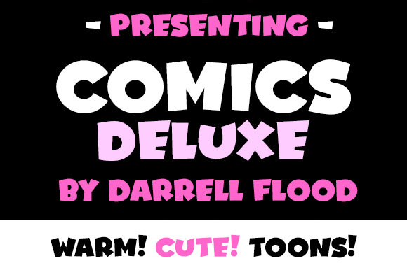 Comics Deluxe: The Bouncy Display Font for Modern Web Design