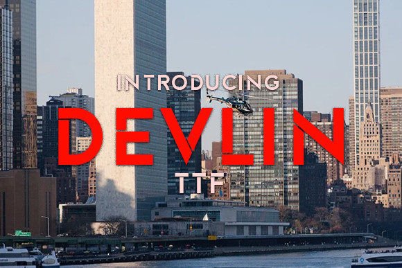 Devlin: The Premium Display Font for High-Impact Campaigns