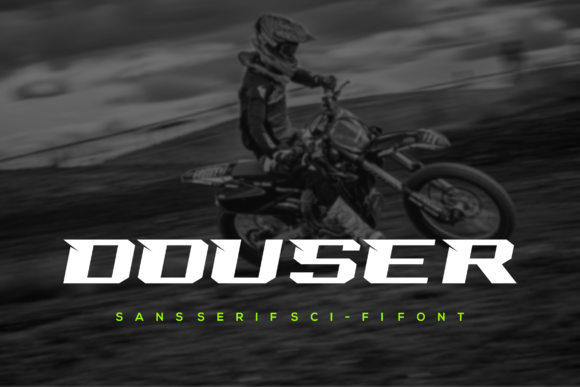 Douser: A Modern Bold Display Font for Digital Branding