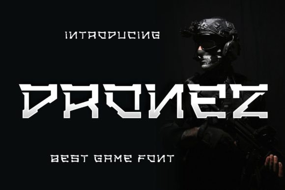 Dronez: The Futuristic Display Font for Modern Web Design