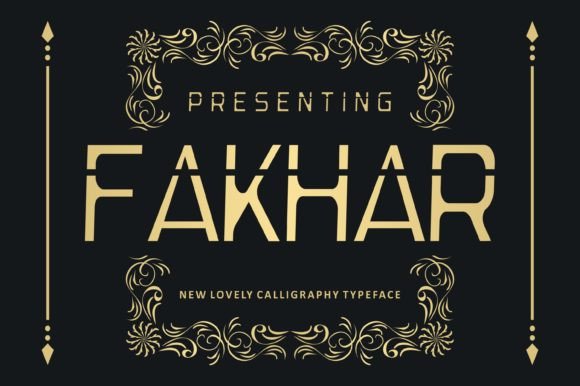 Fakhar Display Font Review for Creative Product Designers