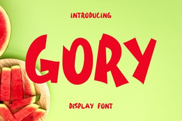 Gory: The Modern Display Font for Standout Handmade Brands