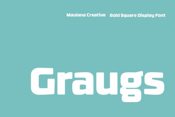 Graugs: The Modern Display Typeface for Sleek Brand Identity