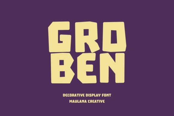 Groben: The Bold Display Font for Modern Web Design