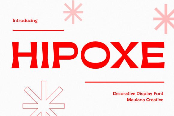 Hipoxe: The Minimal Display Font for Modern Brand Identity