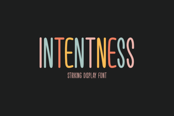 Intentness: The Display Font That Elevates Your Brand Identity