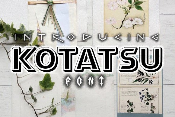 Kotatsu: A Futuristic Display Font for Bold Brand Identity