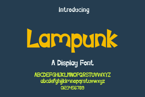 Lampunk: The Bold Display Font for Modern Editorial Design