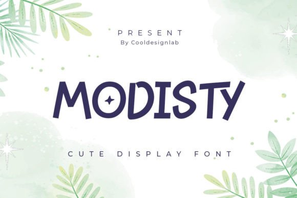 Modisty: The Playful Display Font for Authentic Small Business Branding