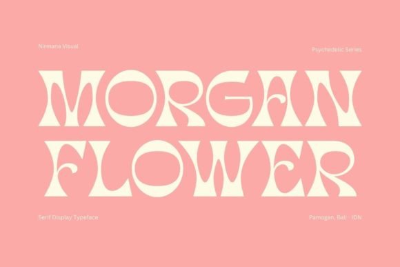 Morgan Flower: A Retro Display Typeface for Vibrant Editorial Design