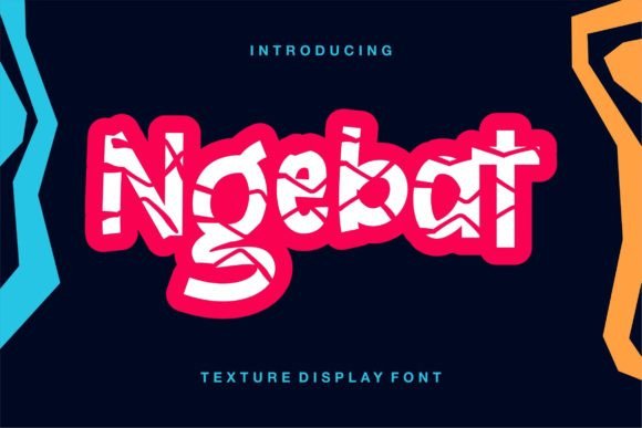 Ngebat: A Modern Display Font for Bold Brand Identity