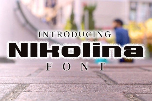 Nikolina: The Bold Display Font for Modern Crafters