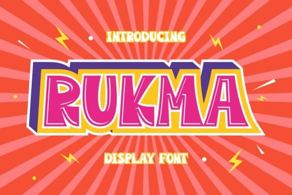 Rukma: The Bold Display Font for Strong Brand Identity