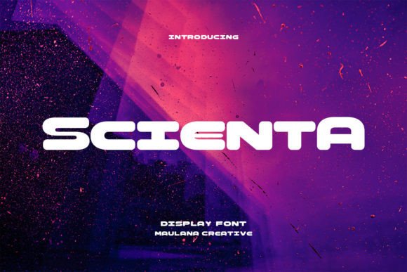 Scienta: A Bold Display Font for Creative Projects