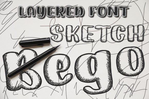 Sketch Bego: A Playful Display Font for Editorial Design