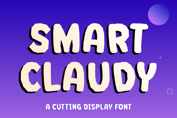 Smart Claudy: The Playful Display Font for Modern Brands
