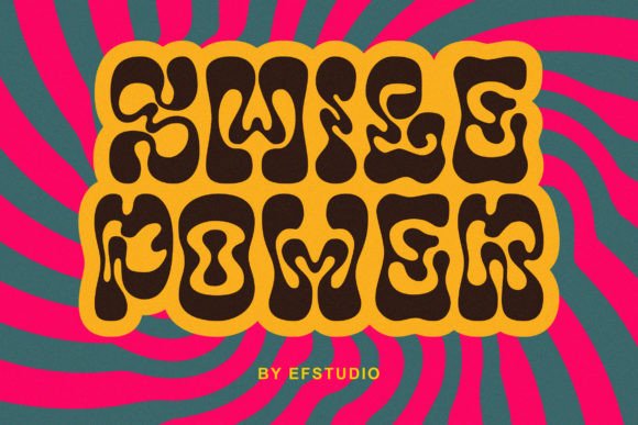 Smile Power: A Mesmerizing Display Font for Captivating Brand Identity