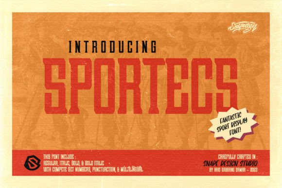 Sportecs: The Dynamic Font for Bold Business Branding