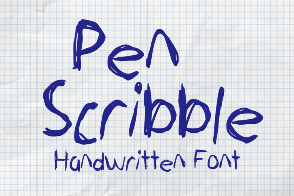 Upgrade Your Brand Identity with Pen Scribble Typeface