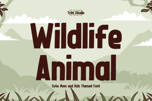 Wildlife Animal Typeface for Bold Brand Identity